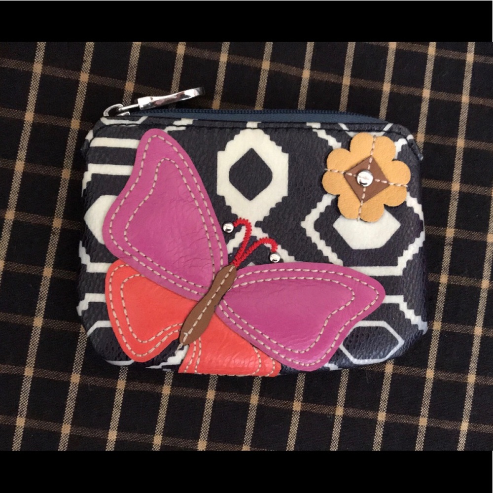 NWOT Butterfly Change Purse